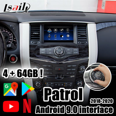 Video interfaccia di Lsailt 4G Android 9,0 CarPlay&amp;multimedia con YouTube, Netflix per Nissan Patrol 2018-2021