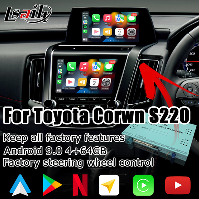 Toyota Crown S220 18-23 Android wireless carplay aggiornamento multimediale automatico Android